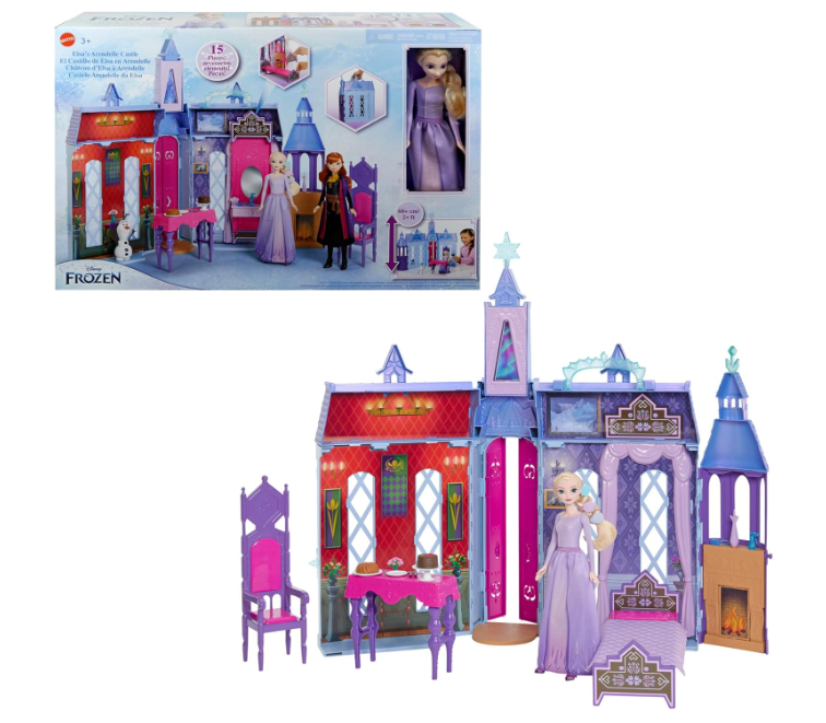 Mattel Disney Frozen Il Castello di Arendelle con Bambola di Elsa inclusa