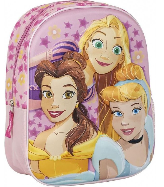 Zaino Asilo Principesse 3D