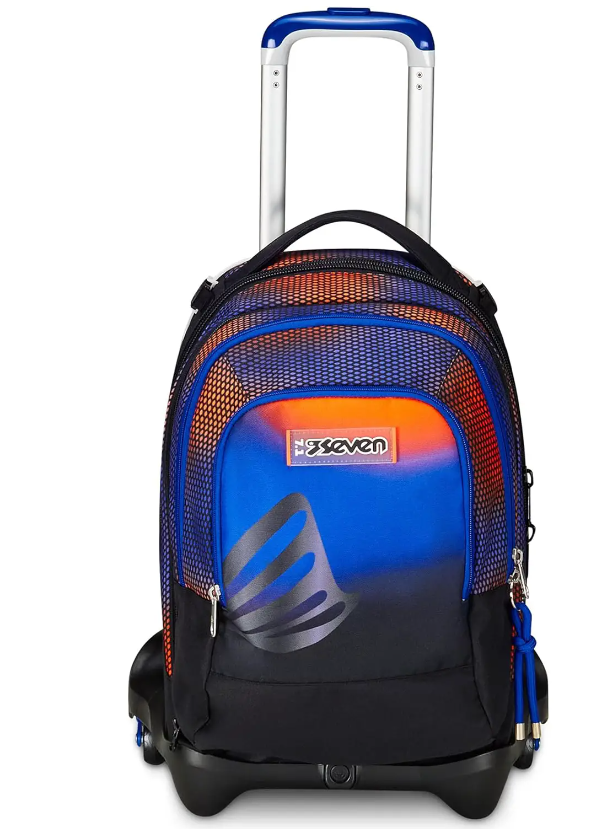 Seven Shadefull Boy Zaino Scuola con Trolley Jack -3wd+ Detach