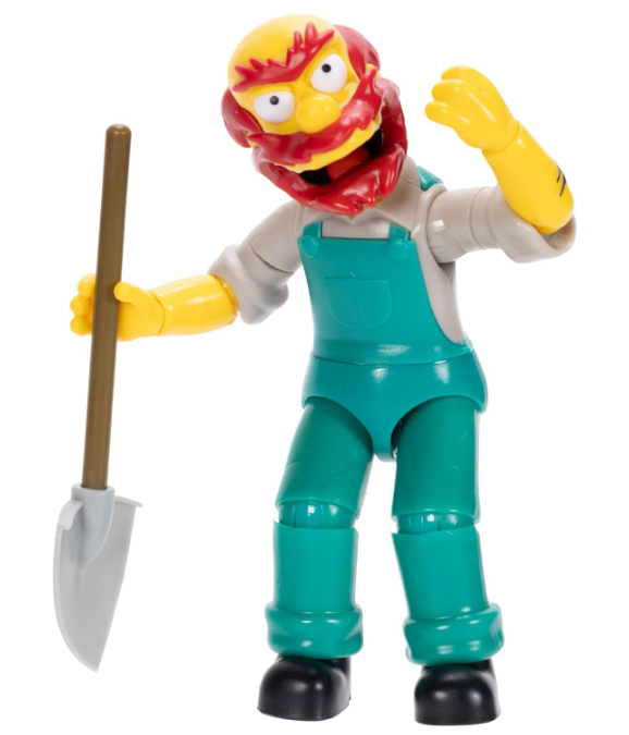 The Simpsons Personaggio Articolato di Willie Il Giardiniere