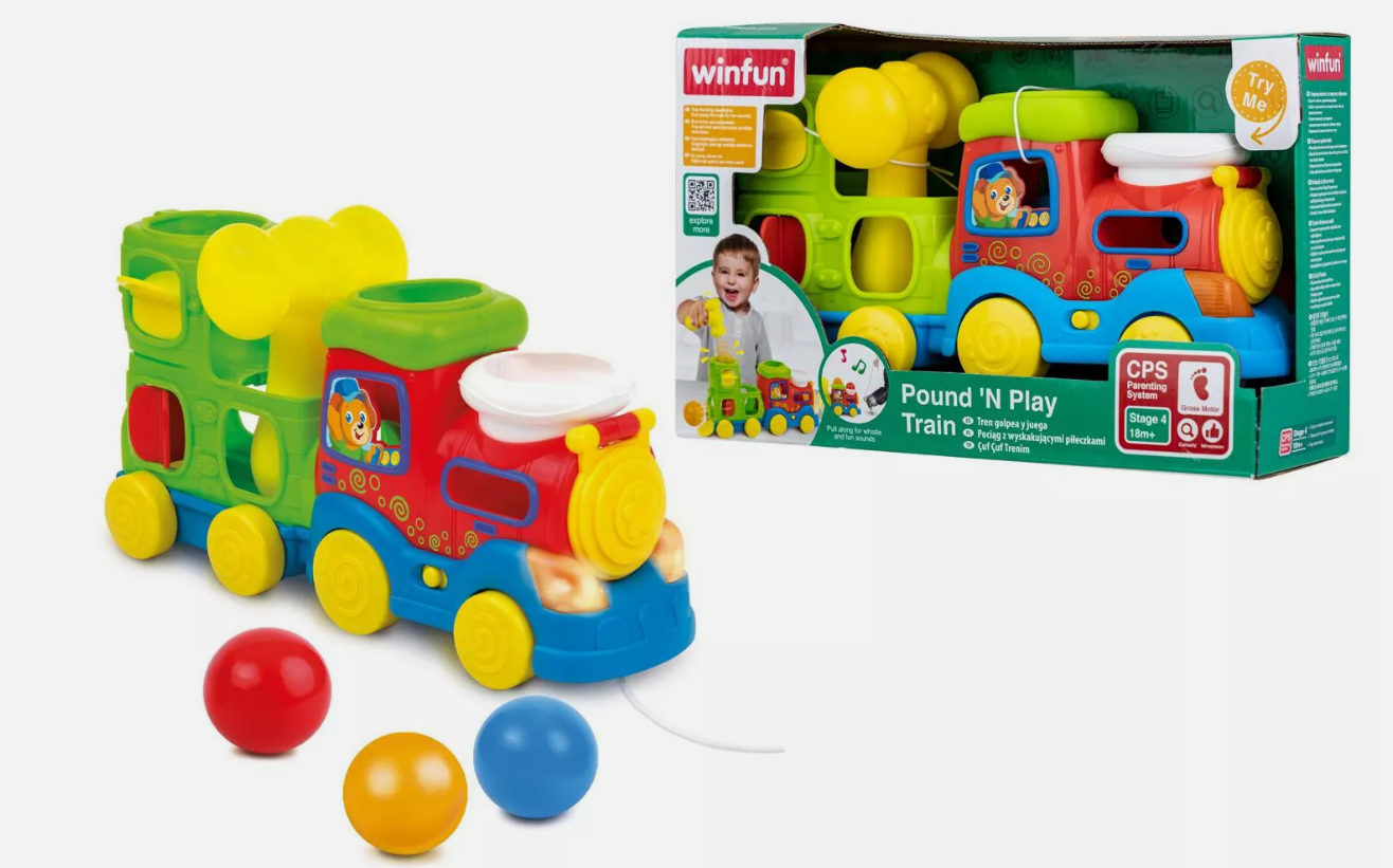 Winfun Trenino Luci e Suoni Batti Palline