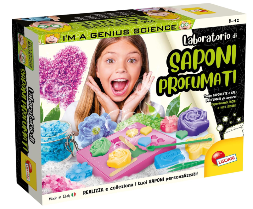 Gioco in scatola Lisciani I’m a Genius Laboratorio dei Saponi Profumati – 66896 Gioco in scatola Lisciani I’m a Genius Laboratorio dei Saponi Profumati – 66896