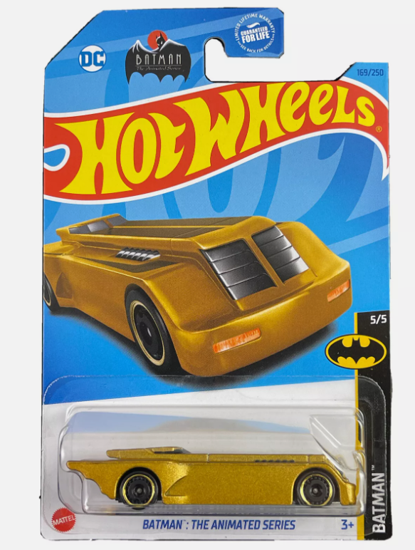 Hot Wheels Limited Edition 2023 HW Batman Series 5/5 oro Batman: The Animated Series