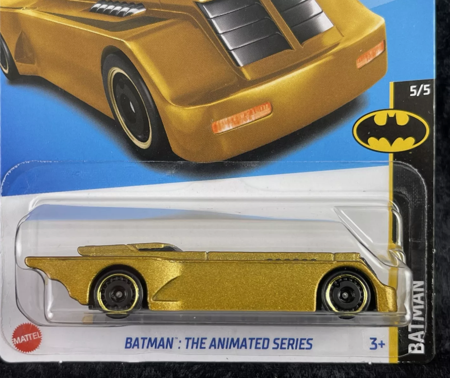 Hot Wheels Limited Edition 2023 HW Batman Series 5/5 oro Batman: The Animated Series