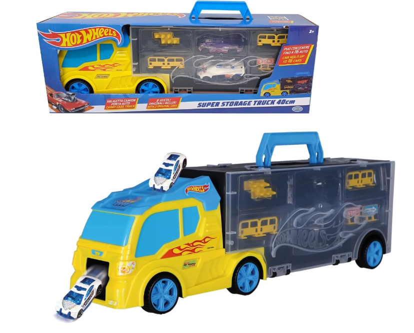 Hot Wheels Transporter 40 Bisarca e Pista