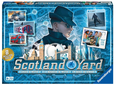 Ravensburger - Scotland Yard  40° Anniversario, Gioco da Tavolo per Tutta la Famiglia, 2-6 Giocatori