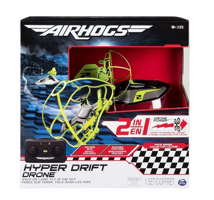 Hyper Drift Drone Air Hogs di Spin Master Colore Verde