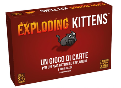 Asmodee - Exploding Kittens - Gioco di Carte, Party Game, 2-5 Giocatori, 7+ Anni, Edizione in Italiano