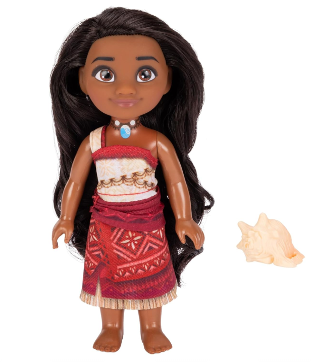 Oceania 2 Disney Bambola Petite Alta 15 cm di Vaiana, Capelli da Pettinare, Abiti Ispirati al Film, Estremamente Dettagliata e Articolata