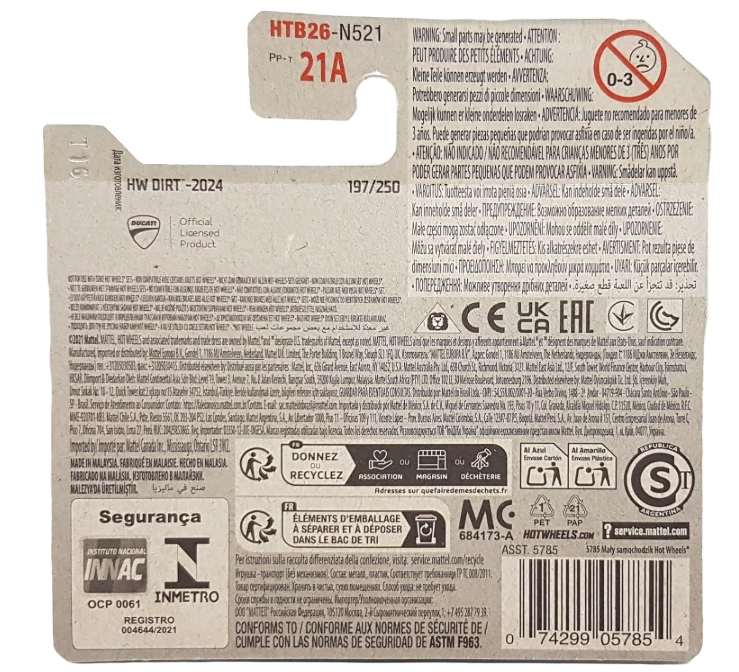 Hot Wheels Limited Edition Ducati Desertx scala 1:64