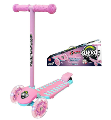 Sport One  Monopattino 3 Ruote Speedy Rosa