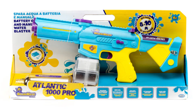 ODS Splashmatic Fucile ad Acqua con Batteria Ricaricabile Atlantic 1000 Pro CON NUOVO SERBATOIO GIALLO