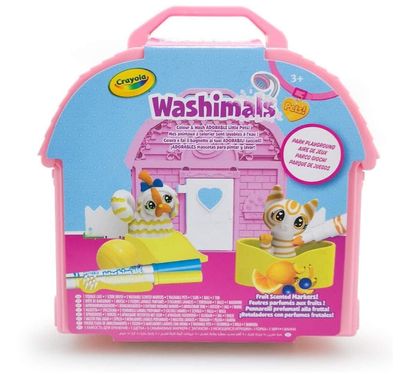 CRAYOLA Washimals Pets - Set Attività Colora Lava Ricolora con Cuccioli, Ambientazione Parco Giochi, Età Consigliata: da 3 Anni