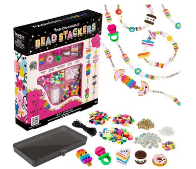 Crayola Bead Stackers Dolci Ciondoli - Kit Creazione Collane e Braccialetti
