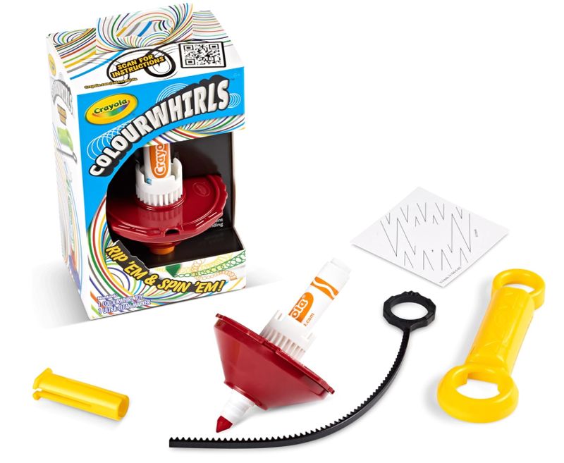 CRAYOLA - ColourWhirls, la Trottola dei Colori, Set con 1 Trottola, Colori Assortiti, Sfide in Famiglia e con gli Amici, Gioco e Regalo Creativo per Bambini, da 6 anni CRAYOLA - ColourWhirls, la Trottola dei Colori, Set con 1 Trottola, Colori Assortiti, Sfide in Famiglia e con gli Amici, Gioco e Regalo Creativo per Bambini, da 6 anni