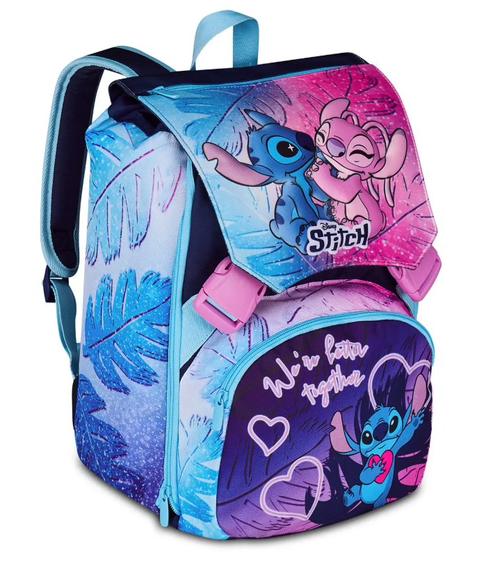 Seven Zaino Estensibile di Lilo & Stitch Disney per Elementari/Medie