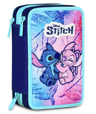 Seven Astuccio 3 Zip Disney Lilo & Stitch Completo di tutto