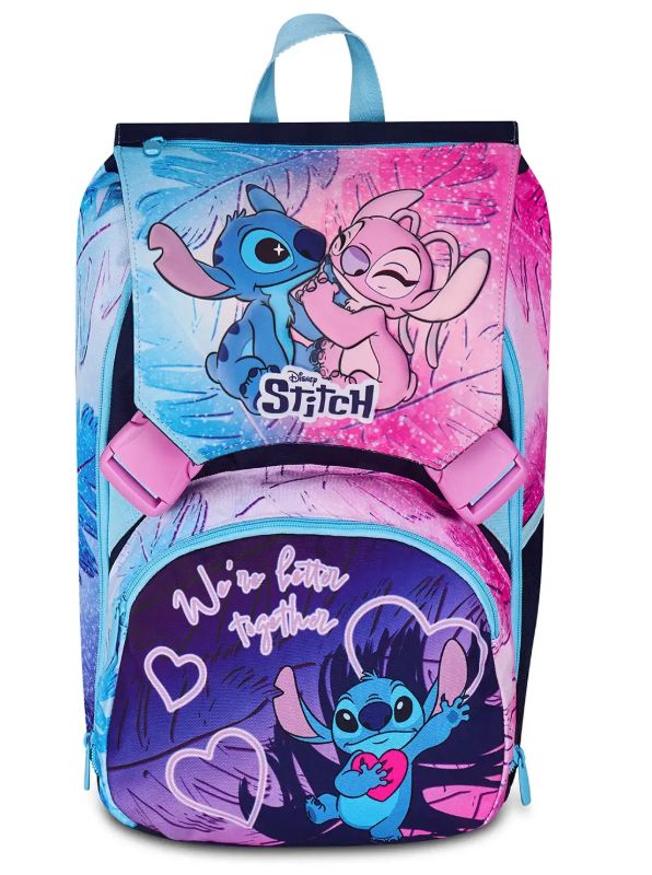 Seven Zaino Estensibile di Lilo & Stitch Disney per Elementari/Medie