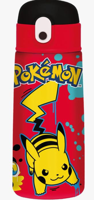 Seven Borraccia Termica Pokemon, Rossa, Mantenimento Temperatura fino a 24h, Borraccia Asilo, Scuola Elementare e Tempo Libero, Bambino
