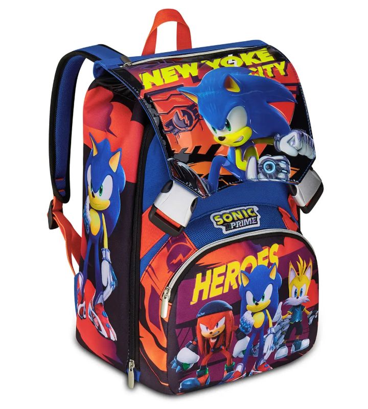 Seven Sonic Prime Zaino Scuola Sdoppiabile Big