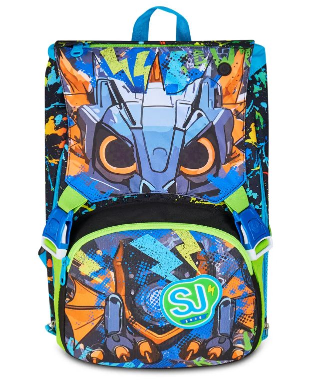 Seven Sj Gang Led Look Zaino Scuola Sdoppiabile Big