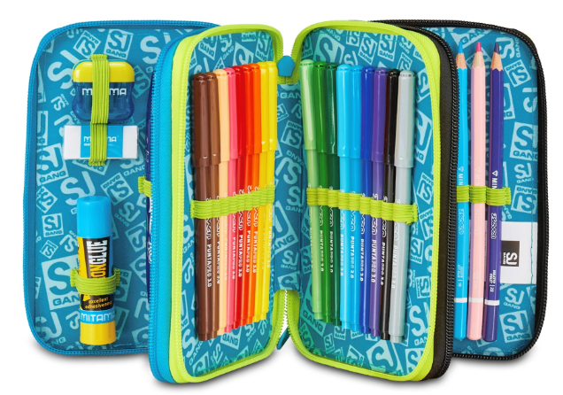 SEVEN SJ GANG ASTUCCIO 3 ZIP - LED LOOK