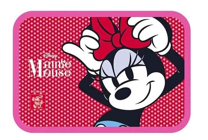 SEVEN PORTAMERENDA MINNIE MOUSE POUA ROSSO IN ACCIAIO