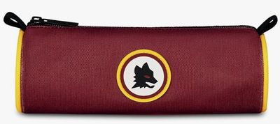 Seven AS Roma Portapenne Scuola Calcio Tombolotto, Rosso, Astuccio Ovale Per Penne, Matite e Accessori