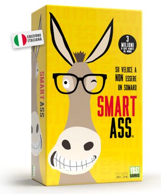 Yas Games - Smart Ass - L'Unico in Italiano - Party Game da 2 a 6 Giocatori dai 12 anni in su Yas Games - Smart Ass - L'Unico in Italiano - Party Game da 2 a 6 Giocatori dai 12 anni in su