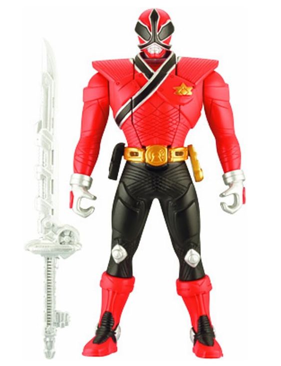 Gig Personaggio Originale Power Rangers Samurai Trasformabile Rosso Fuoco