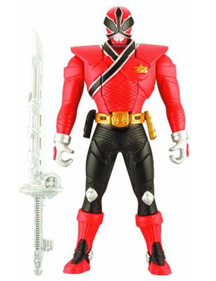 Gig Personaggio Originale Power Rangers Samurai Trasformabile Rosso Fuoco