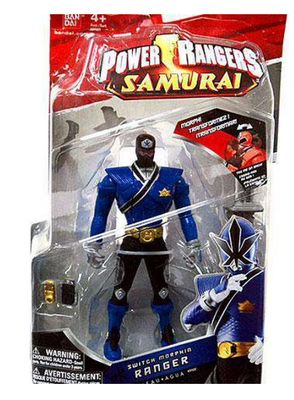 GiG Personaggio Power Rangers Trasformabile 16 cm Blu