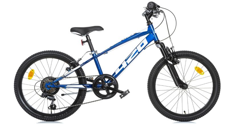 DINO BIKES BICICLETTA BIMBO MISURA 20 BICI MTB FRONT AURELIA BAMBINO ART. 420US CAMBIO SHIMANO 6V BLU (BLU)