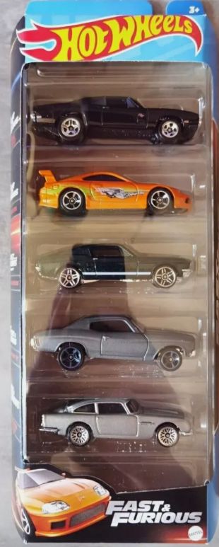 2023 HOT WHEELS FAST AND FURIOUS SET 5 TOYOTA SUPRA PAUL WALKER DODGE CHARGER Limited Edition