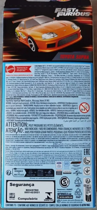 2023 HOT WHEELS FAST AND FURIOUS SET 5 TOYOTA SUPRA PAUL WALKER DODGE CHARGER Limited Edition