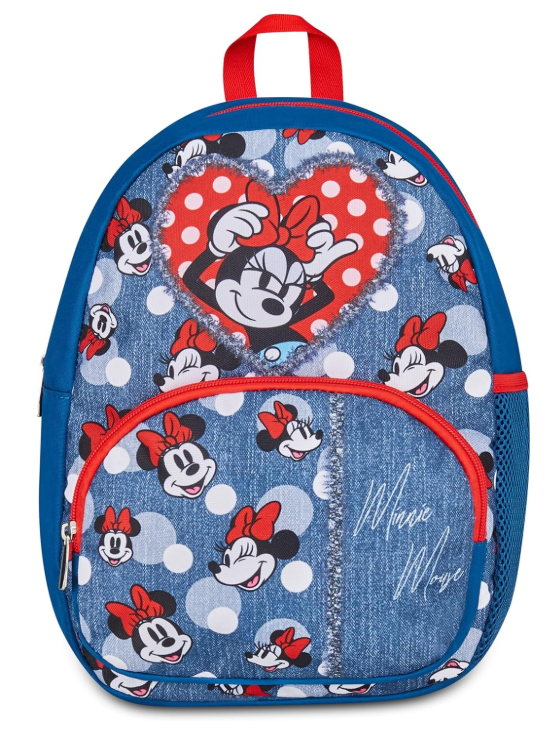 Seven Zainetto Asilo Minnie Small – Zaino Bambina 23x34x17 cm con tasca Frontale e Tasca per Borraccia