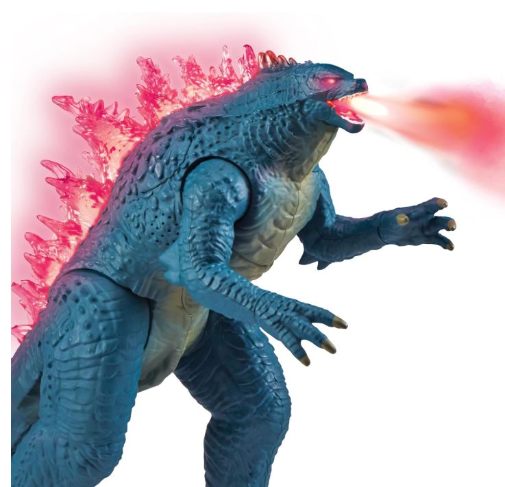 Giochi preziosi Godzilla Gigante 35 cm con Funzione Sputa Fuoco e effetto sonoro Godzilla e Kong Il Nuovo Impero