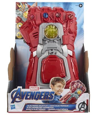 Hasbro Marvel Avengers: Endgame, Guanto dell'Infinito elettronico Rosso, con luci e Suoni, Giocattoli per Roleplay Ispirati ai Supereroi