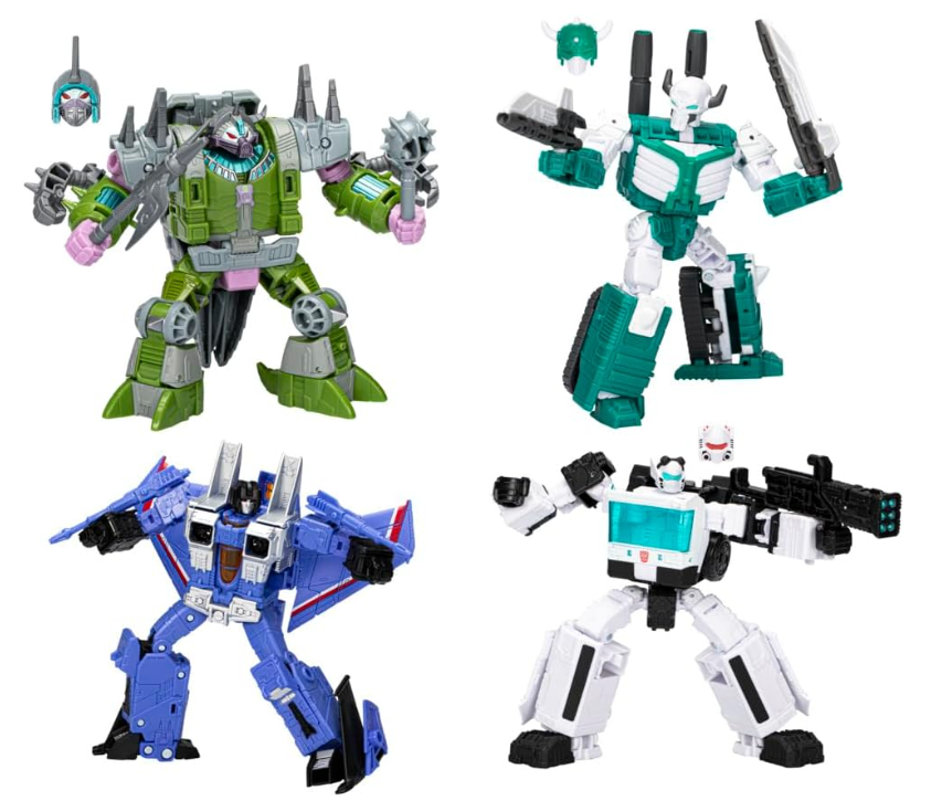 Hasbro - Transformers - Buzzworthy Bumblebee Troop Builder Multipack con 4 robot Trasformabili Inclusi