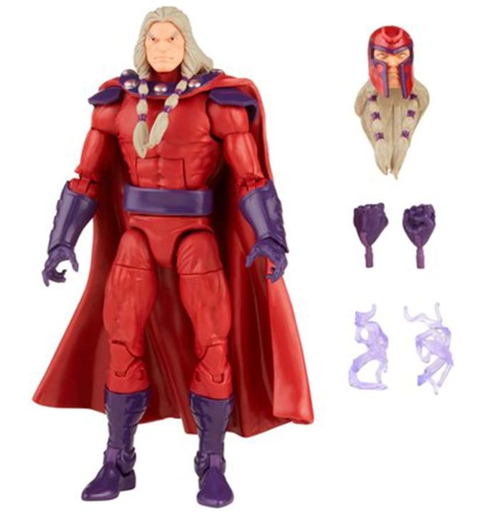 Marvel Hasbro Legends Series, Action Figure Giocattolo di Magneto in Scala da 15 cm, Design Eccezionale, 1 Personaggio e 5 Accessori, Multicolore, F1006