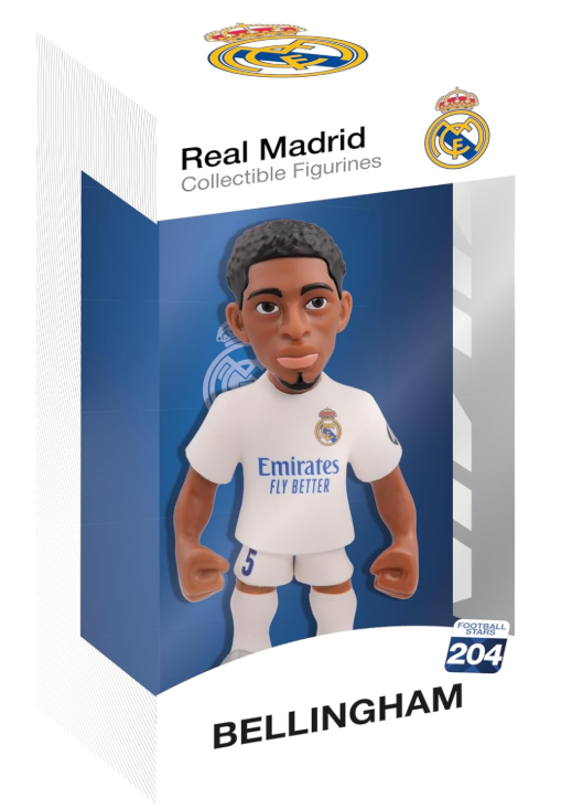 MINIX COLLECTIBLE FIGURINES MN18383 Figura di Bellingham, Real Madrid, Collezionabili da 12 cm per esposizione, idea regalo per bambini e adulti, appassionati
