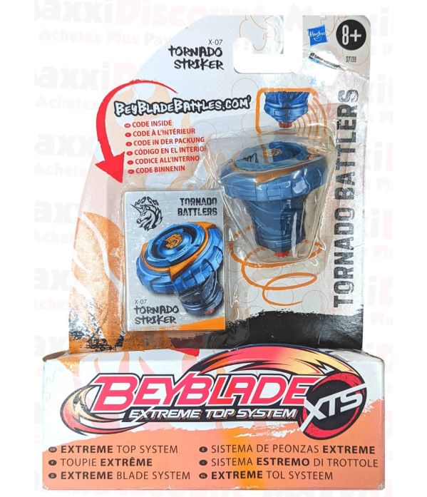 Beyblade Extreme Top System Tornado Striker X-07 Trottola