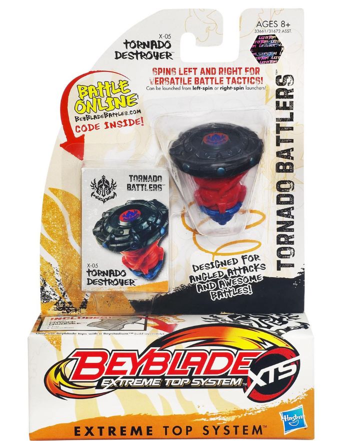 BeyBlade Extreme Top System Tornado Battlers Tornado Destroyer con Lanciatore