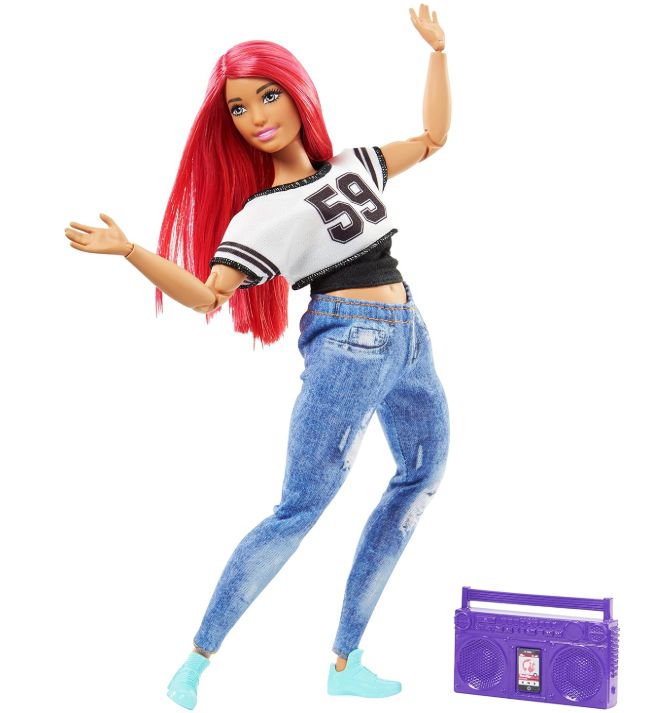 Barbie Made to Move  Ballerina di Break Dance - 22 Punti Snodabili per Infiniti Movimenti FJB19