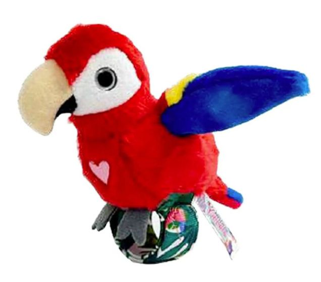 Happy Cocorito Pappagallo Interattivo Parlante e Canterino Peluche Morbido Colore Rosso
