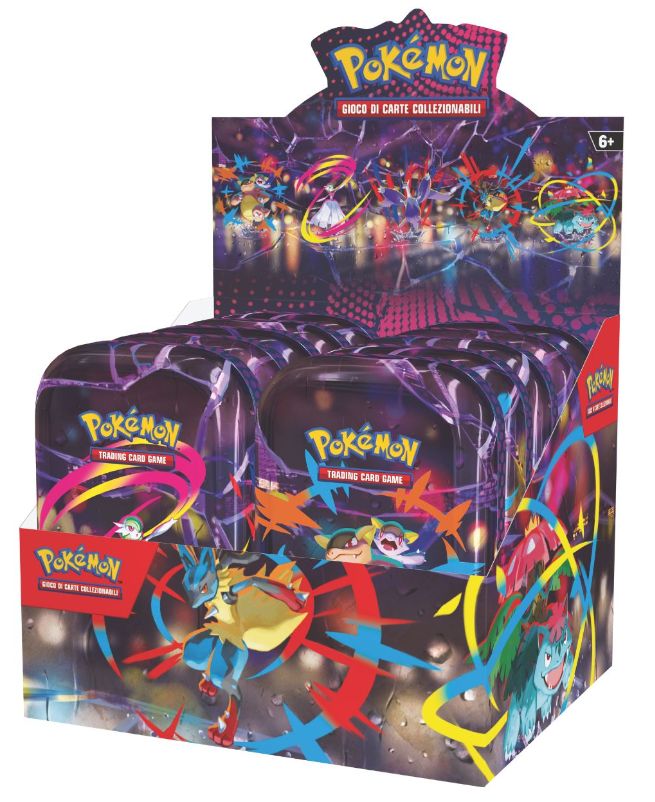 Pokémon Megaevoluzione – box da 10 Mini Tin Pokémon Megaevoluzione – box da 10 Mini Tin