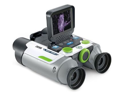 VTech - Genius XL Binocolo video interattivo, Binocolo per bambini 10x21 con schermo a colori, foto e video della BBC, giocattolo educativo scientifico, regalo per bambini dai 5 anni. Italiano VTech - Genius XL Binocolo video interattivo, Binocolo per bambini 10x21 con schermo a colori, foto e video della BBC, giocattolo educativo scientifico, regalo per bambini dai 5 anni. Italiano