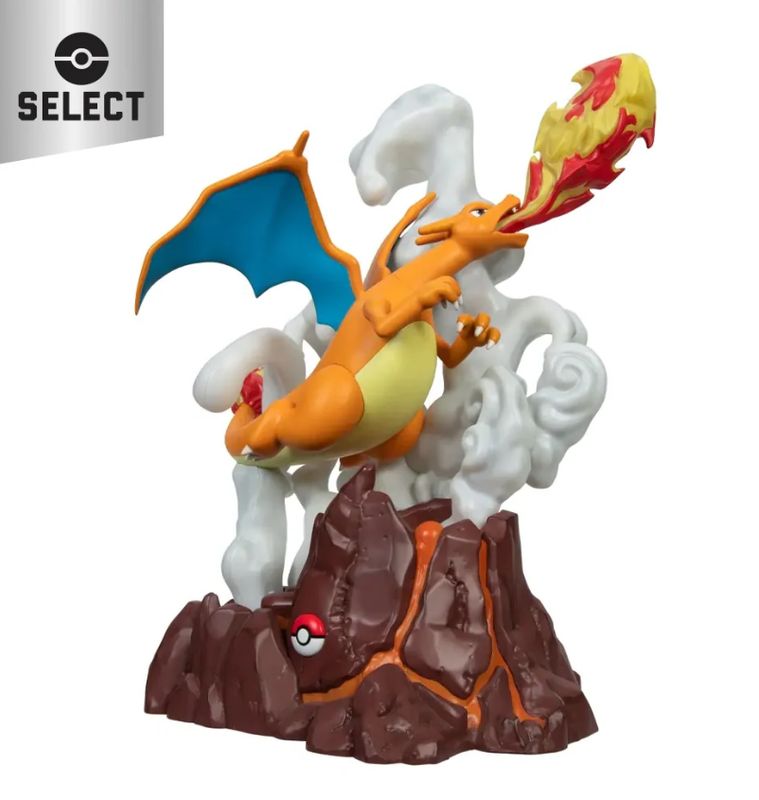 Pokemon Statua CHARIZARD con effetti luminosi 33 cm