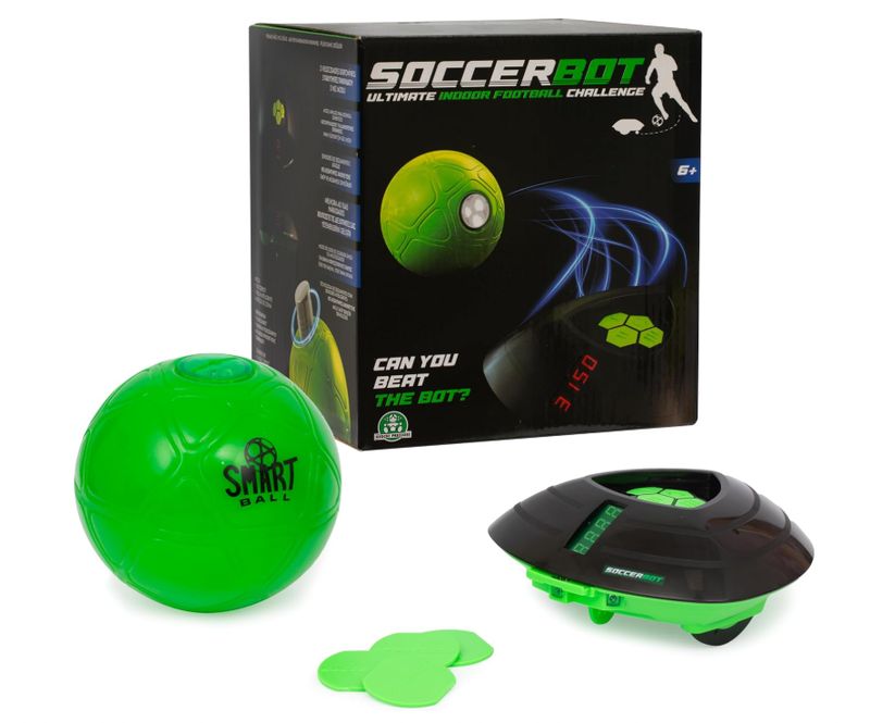 Soccerbot – pallone da calcio smart con bot interattivo – 3 velocità – gioco allenamento per bambini 4+