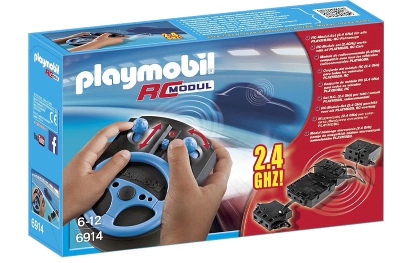 PLAYMOBIL City Action 6914 RC Module Set 2.4 GHz, Giocattolo per Bambini dai 5 Anni